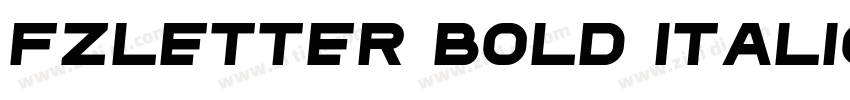 fzletter Bold Italic字体转换